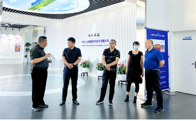 石嘴山市高新技術產業開發區管委會赴中水三立數據技術股份參觀調研，共促環境保護監測發展